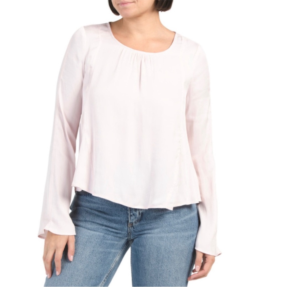Free People Arabella Light Pink/Rose Blouse (NWT) (Size: Medium)
